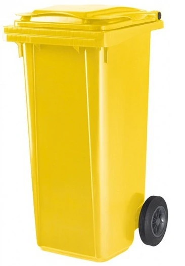Contenedor reciclaje de 120 Lts. amarillo