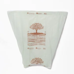Rollo 20 bolsas compostables de 70 x 70 cm.