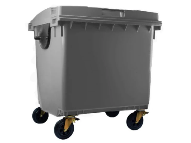 Contenedor reciclaje 1100 litros - Gris