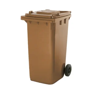 Contenedor reciclaje de 240 Lts. café